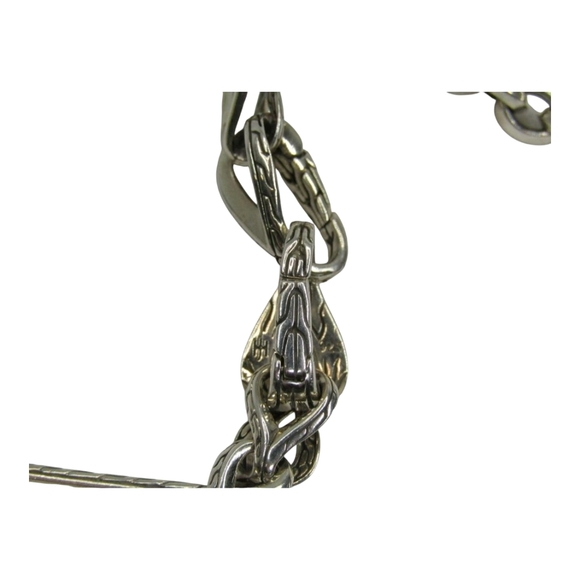 John Hardy 925 Sterling Silver Asli 36" Classic Chain Remix Y Necklace 62g - Picture 10 of 10